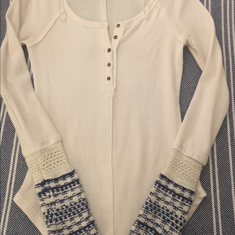 Free People Alpine Knit Thermal Top